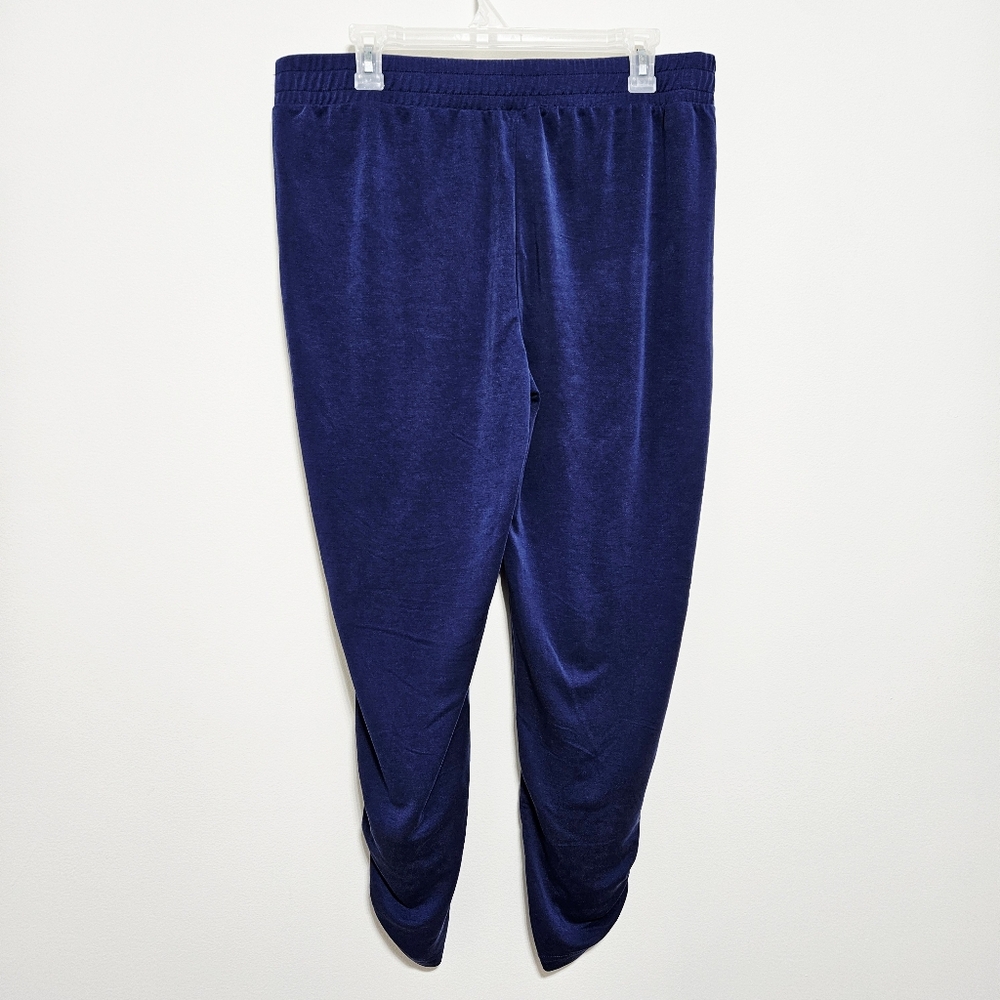 Fabletics‎ Womens Stretch Leggings Joggers Lounge Comfort Pants Pockets Blue XL - Picture 6 of 11